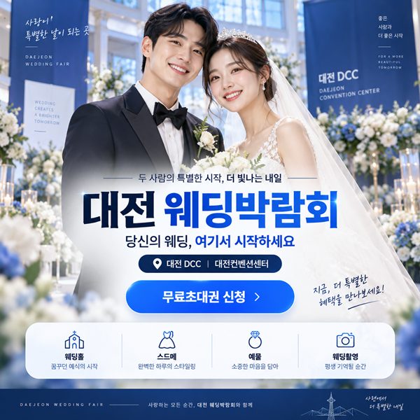 대전 웨딩박람회 통합 초대전